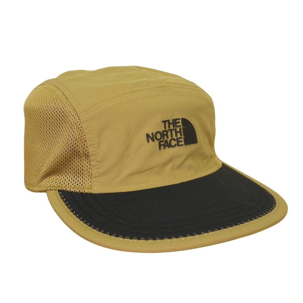 The North Face Class V Camp Hat Mens OS Cedar Brown Black 5-Panel Mesh FlashDry